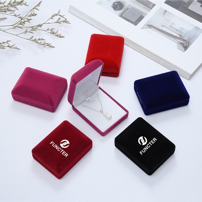 Premium Velvet Jewelry Necklace Box Jewelry Gift Boxes Jewelry Case Packaging Box