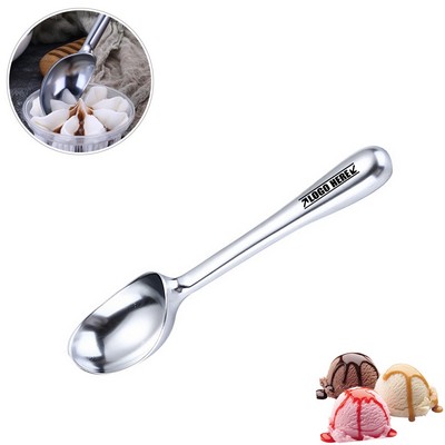 Stainless Steel Ice Cream Scoop Spoon with Ergonomic Handle Dual Function