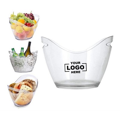 Plastic Party Ice Bucket Beverage Tub