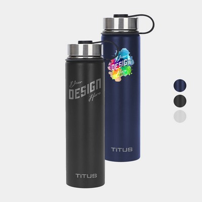 Premium 25 oz TiTUS® Stainless Steel Insulated Sports Water Bottle