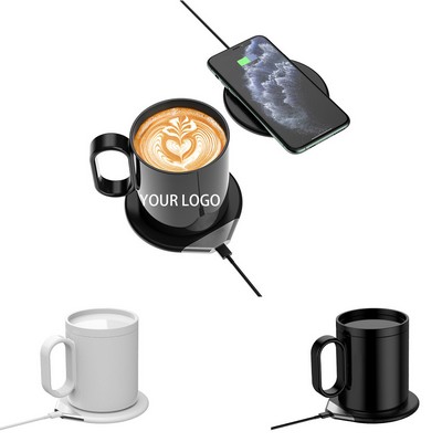 12OZ Electric Coffee Warmer Mug