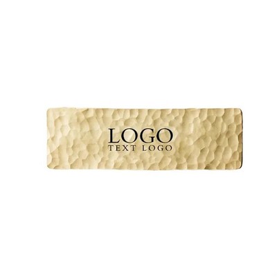 Rectangle Brass Name Badge