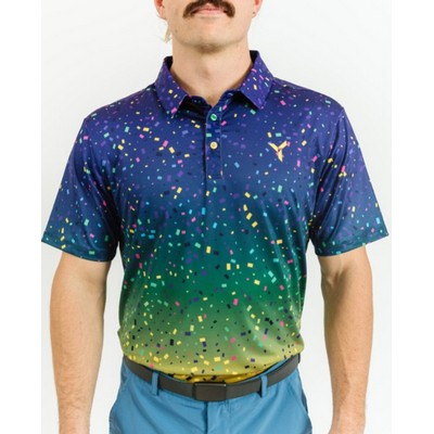 Men's Golf Polo - Mardi Gras Men's