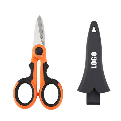 Ergonomic Strong Duty Scissors with Stainless Steel Blades Heavy-Duty Design