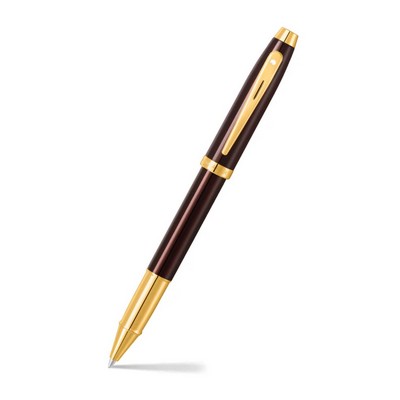 SHEAFFER® 100 9370 Glossy Coffee Brown Executive Rollerball Pen w/ Gift Box