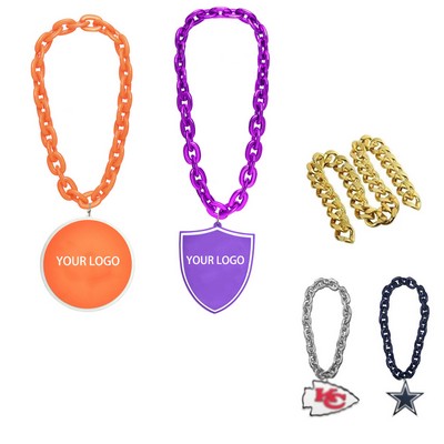 Team Logo Fan Chain Necklace