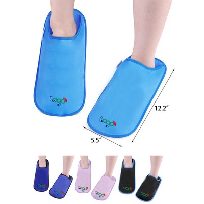 Foot Ice Pack Slippers for Plantar Fasciitis Reusable Hot Cold Packs Gel Ice Slipper