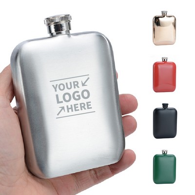 6oz Stainless Steel Hip Flask