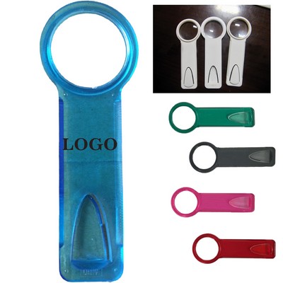 Union Printed - Bookmark (3X) Magnifier With Ruler With1-Color Logo