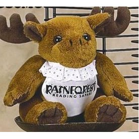 Continental Series Moose Stuffed Animal w/Shirt (6")