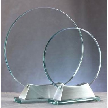 Jade Glass Circle Award (Screen Printed)