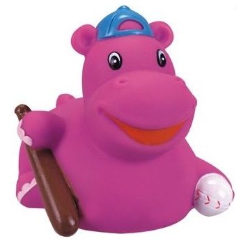 Rubber Baseball Hippo©