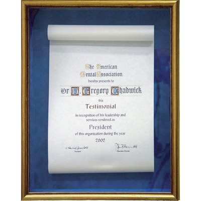 Illuminated Parchment Scroll Awards (16"x20")