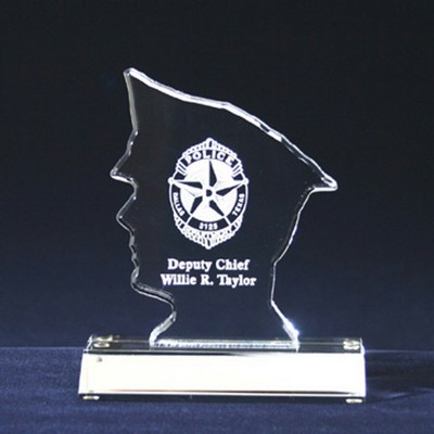 Acrylic Police Officer Award