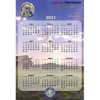 12 Month Custom Wall Calendar (13'' x 19'')