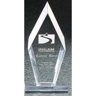 Clear Acrylic Arrowhead Award (5"x10 3/4")