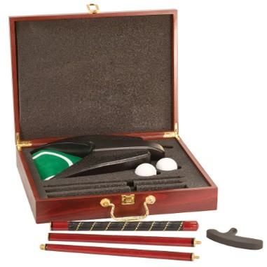 Rosewood Finish Executive Golf Set ( SCREEN PRINT )