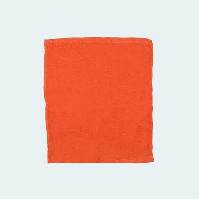 Economical Budget Rally Towel (15" x 18") Orange (Blank)