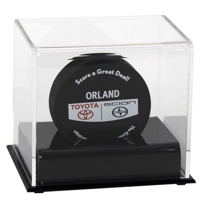 Executive series display case for 1 Hockey puck