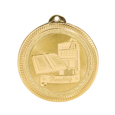 2" Reading Stock BriteLaser Medal