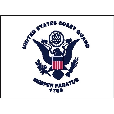 United States Coast Guard Nylon Flag (5'x8')