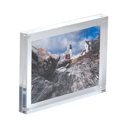 8x10 Magnetic Acrylic Picture Frame w/Hardwood Backer