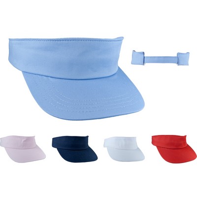 Brushed Cotton Sun Visor