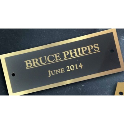 Brass Name Plates 1"x3"