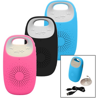 "AQUA PHUSIC" Waterproof Bluetooth Speaker w/ Speakerphone Function