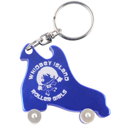 Rollerskate Key Chain w/Bottle Opener