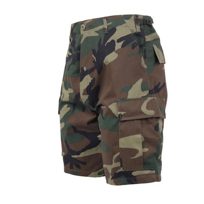 Woodland Camouflage B.D.U. Combat Shorts (3XL)