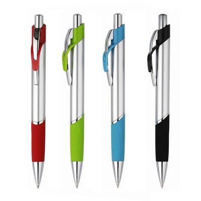 Plastic 2-Tone Neptune Click Action Ball Point Pen