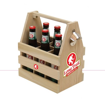 Six-Pack Crate w/Bottle Opener