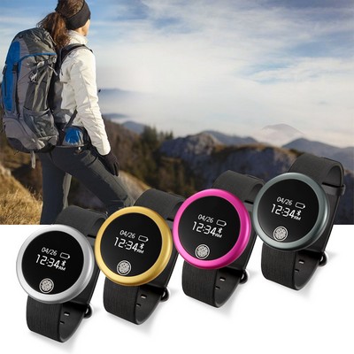 Heart Rate IP66 Waterproof Smart Bracelet Pedometer