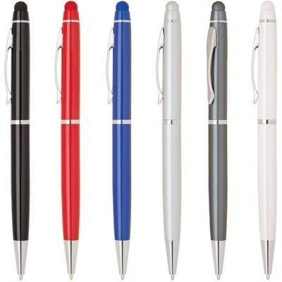 CR II Series Stylus Ball Point Pen- Black Stylus Pen