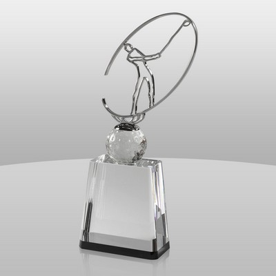 Large Crystal Golfer Award