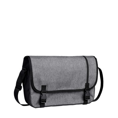 Incognito Messenger Bag: Grey Heather