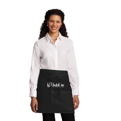 Port Authority® Easy Care Half Bistro Apron with Stain Release