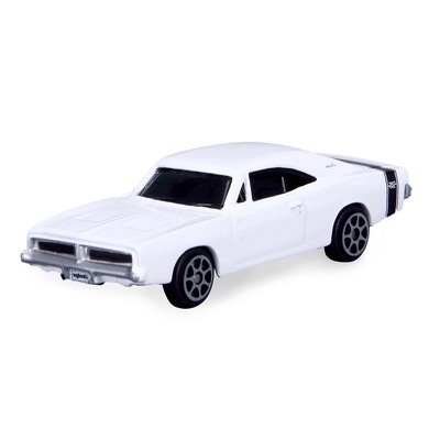 3" 1:64 Scale Diecast Metal 1969 Dodge® Charger-White Full Color Graphics (Both Doors)