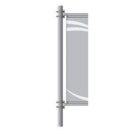 24" Single Pole Banner Bracket Kit