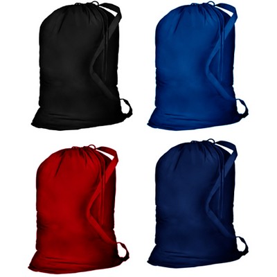 Colored 27" Heavy Cotton Canvas Drawstring Bag/Laundry Bag