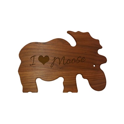 Walnut Moose-Shaped Cutting Board