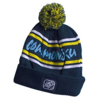 Extra Thick Premium Flip Up Retro Beanie w/PomPom