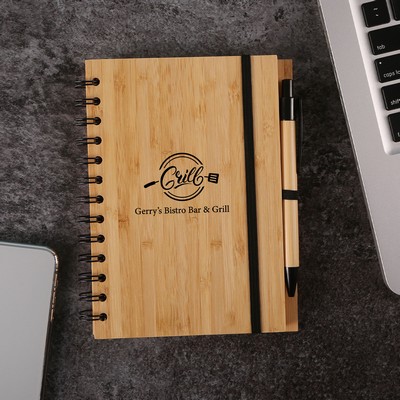 Syracuse Bamboo Cover Notebook