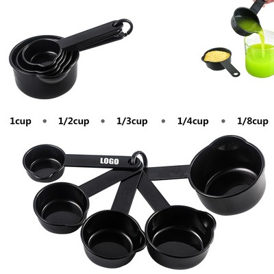 5 in 1 Black Measuring Cup w/Pourer