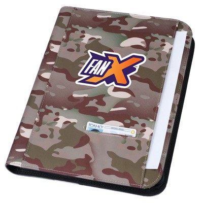 Camo Zippered Portfolio