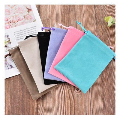 4 x 6 Deluxe Drawstring Velvet Pouch