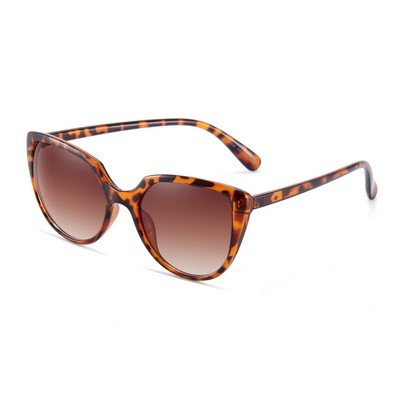 Sunglasses - Gradient Brown Lenses - Tortoise Frames