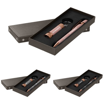 Ellipse & Chroma Softy Rose Gold Metallic Gift Set