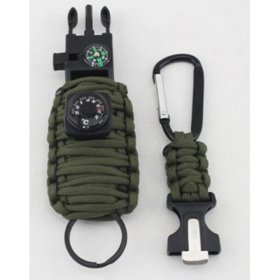 Seven Core Umbrella Rope Mountaineering Survival Key Chain